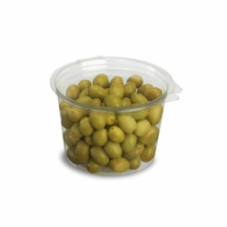 BARQUETTE ALIMENTAIRE RONDE AVEC COUVERCLE POUR 500ML (80)