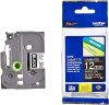 CASSETTE TITREUSE BROTHER BLANC/NOIR 12MM TZE335