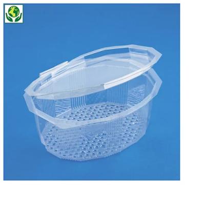 BARQUETTE ALIMENTAIRE OCTOGONALE AVEC COUVERCLE POUR 500ML (105)