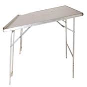 TABLE INCLINEE ALU PIEDS RENFOR 200X80CM
