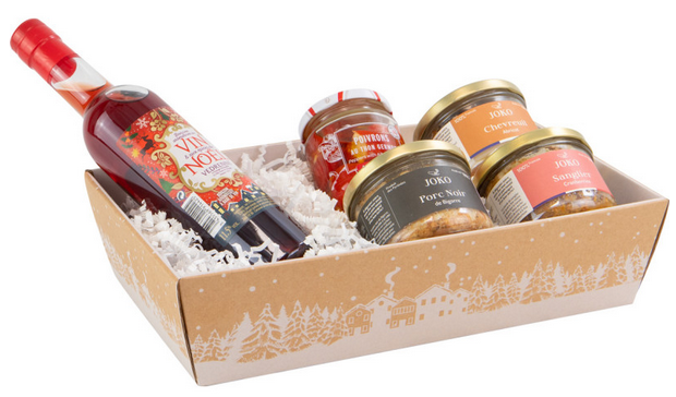 CORBEILLE CARTON HIVER ENNEIGE 36X27X7 (1)