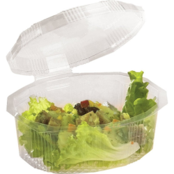 BARQUETTE ALIMENTAIRE OCTOGONALE AVEC COUVERCLE POUR 501ML (105)