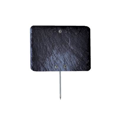 ARDOISE SCHISTE NEUTRE 8X6CM +PIQUE