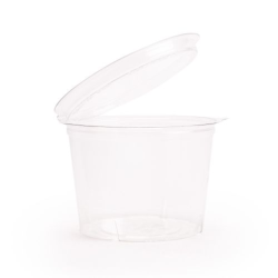 BARQUETTE ALIMENTAIRE RONDE AVEC COUVERCLE POUR 500ML (80)
