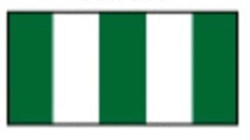 BACHE ENDUITE M2 VERT/BLANC 1,80M 3 COULEURS (1M)