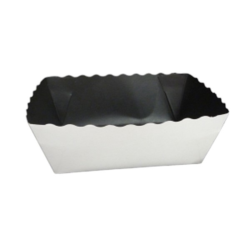 BARQUETTE ALIMENTAIRE CARTON FOND NOIR 250GRS (100)