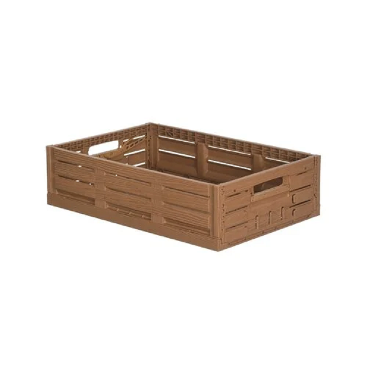 CAISSE PLASTIQUE ASPECT BOIS PLIABLE 36L AJOUREE (1)
