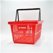 PANIER DISTRIBUTION ROUGE 20L 2 ANSES