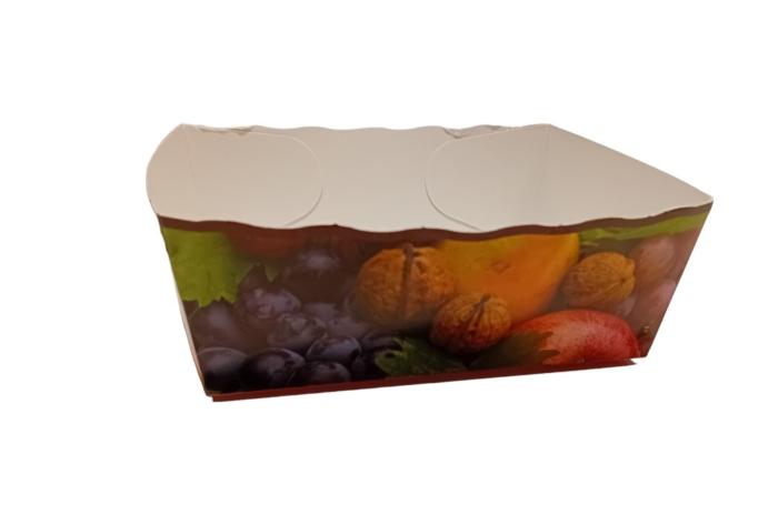 BARQUETTE ALIMENTAIRE CARTON PHOTO AUTOMNE 1KG (100)