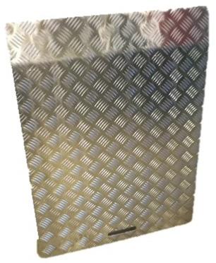 PLAQUE ALU 80X60 CHARGE MAXI 500KG