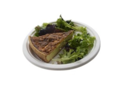 ASSIETTE FIBRE VEGET BLANC 180MM (50)