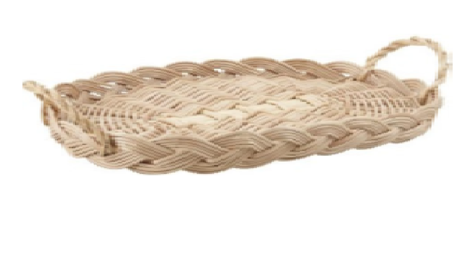 PLATEAU CAMEMBERT OSIER BLANC 40X28X3-8 + POIGNEES (1)