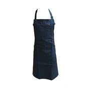 TABLIER 3 POCHES NOIR LONG