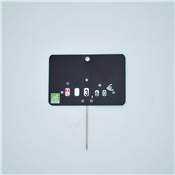 ARDOISE AB NOIRE 10,5X7CM PIQUE+ROULETTES