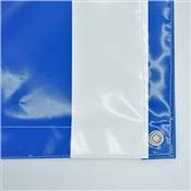 RIDEAU ARRIERE VERT/BLANC 4X1,75M