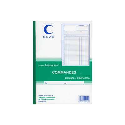 MANIFOLD COMMANDE ELVE 210X297MM TRIPLI