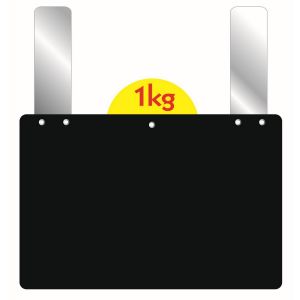 ARDOISE NOIRE 20X15CM DISQUE PATTES