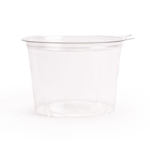 BARQUETTE ALIMENTAIRE RONDE AVEC COUVERCLE POUR 500ML (80)