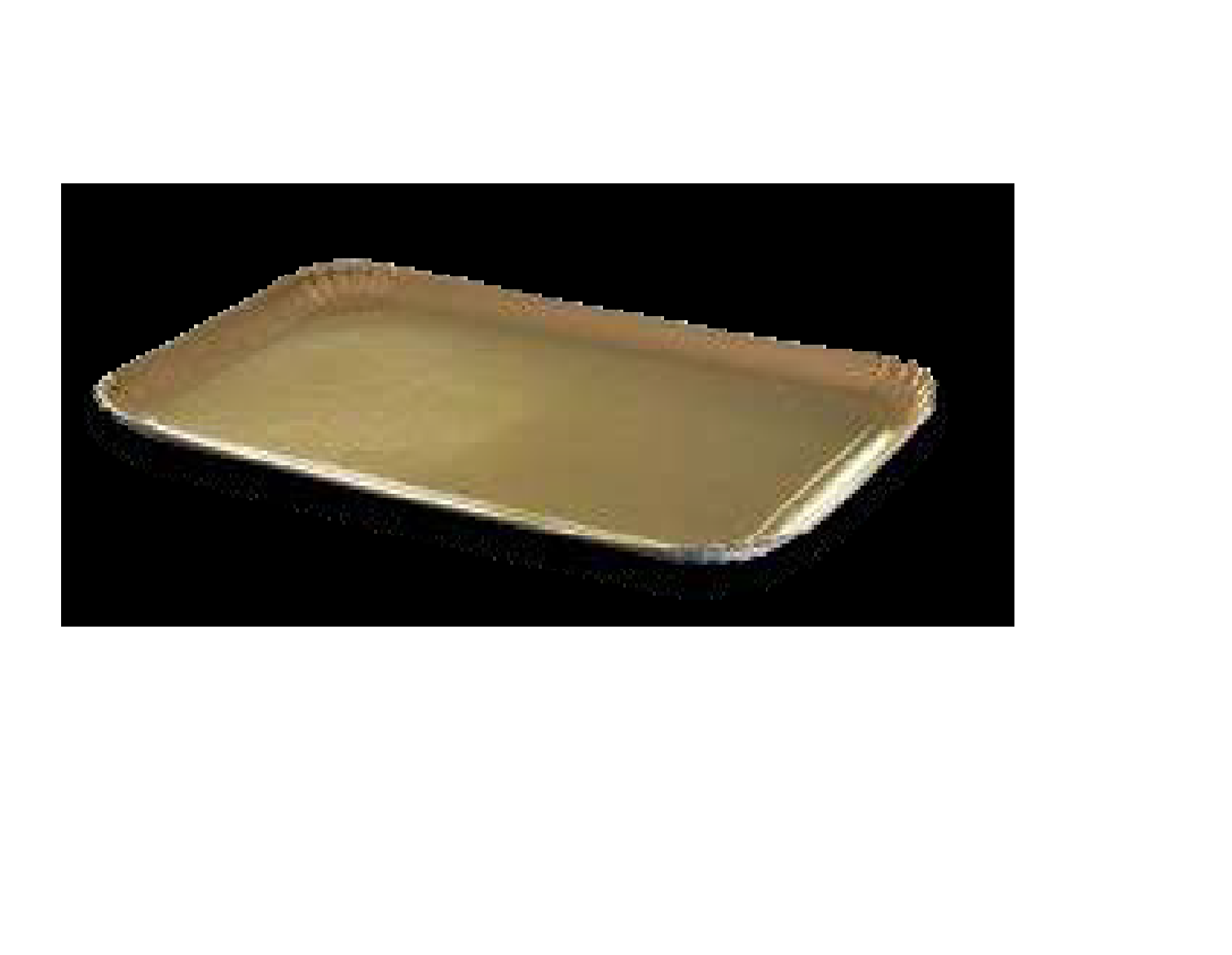 PLAT PRESENTATION CARTON OR 28X42 RECT (25)
