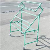 PRESENTOIR 9 CAGEOTS VERT 1,30M