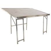 TABLE INCLINEE ALU PIEDS RENFOR 200X80CM