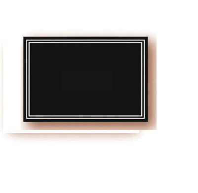 ARDOISE NOIRE 24X16CM