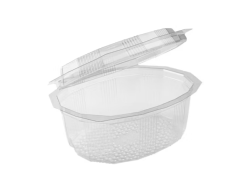 BARQUETTE ALIMENTAIRE OCTOGONALE AVEC COUVERCLE POUR 371ML (105)