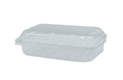 BARQUETTE FRUITS PLASTIQUE +COUVERCLE KIT 500GRS BASSE (124)