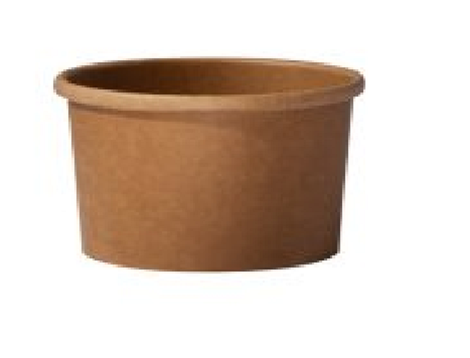 POT A SOUPE/GLACE CARTON BLANC 95CL (25)