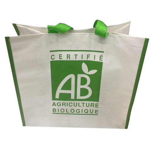 CABAS POLYPROPYLENE TISSE LOGO AB 39X21X34
