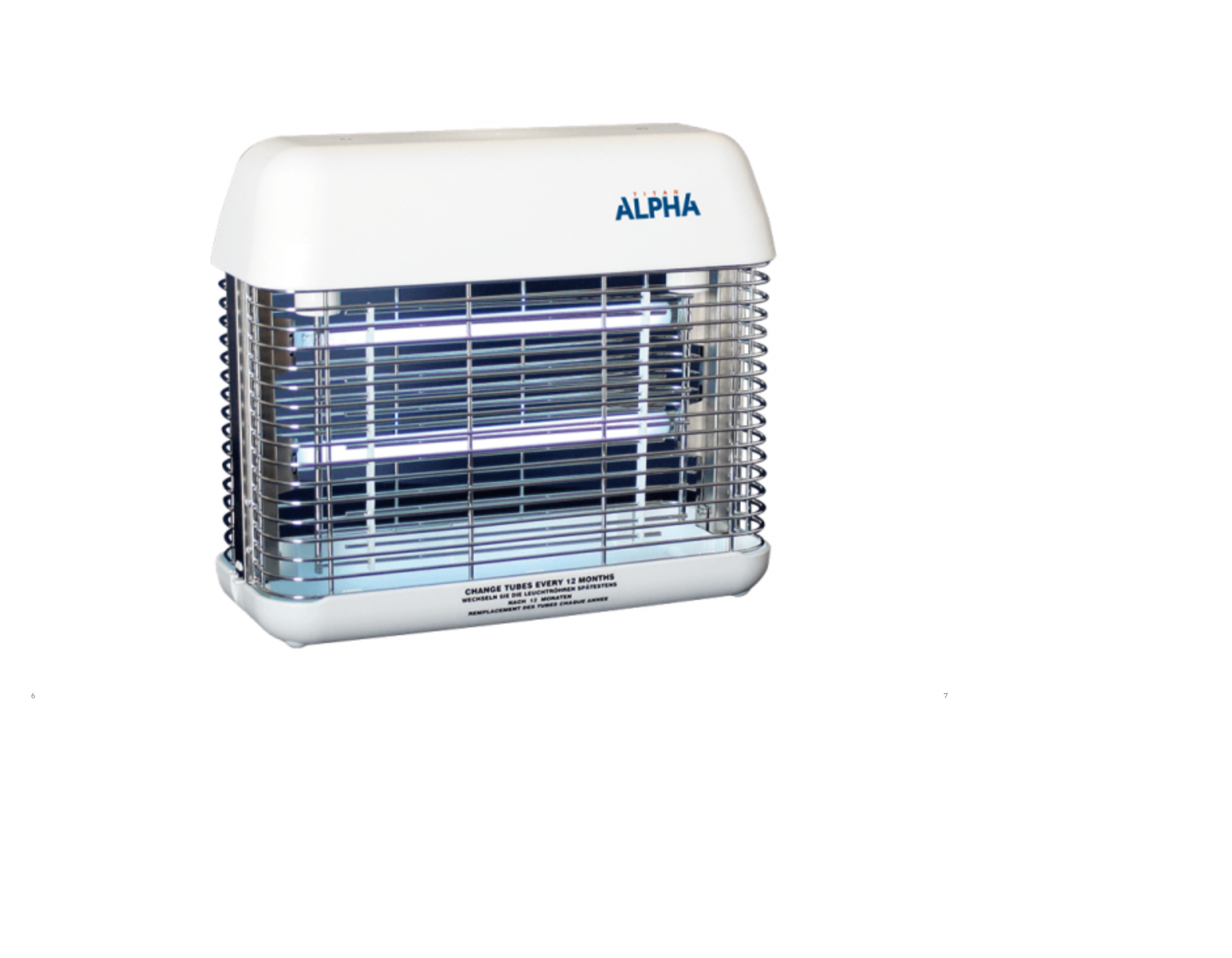 TITAN ALPHA COMBI - BLANC - 2X15 W COMPACT - DESTRUCTEUR D'INSECTES (1)
