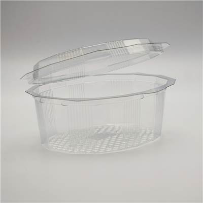 BARQUETTE ALIMENTAIRE OCTOGONALE AVEC COUVERCLE POUR 750ML