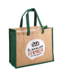 CABAS JUTE L'ATELIER FERMIER 42X19X35/52