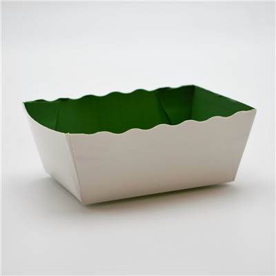 BARQUETTE ALIMENTAIRE CARTON FOND VERT 45CL/250GRS