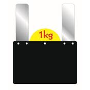 ARDOISE NOIRE 10X15CM DISQUE PATTES
