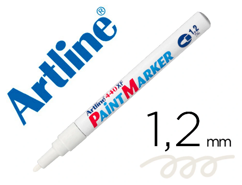 FEUTRE INDELEBILE BLANC 1,2MM ARTLINE (1)