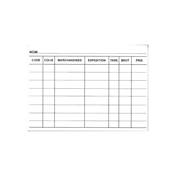 BLOC VENDEUR 105X150 QUADRILLE