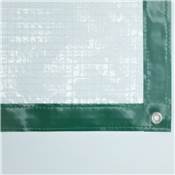 RIDEAU ARRIERE VITRILLON BORD BLEU 4X1,75M