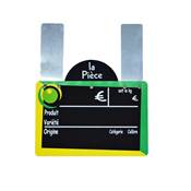 ARDOISE EURO JAUNE/VERT 10X15CM +PATTES