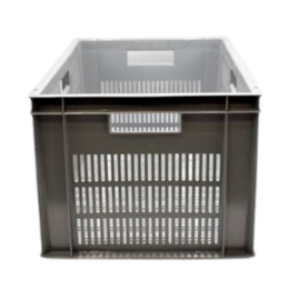 CAISSE PLASTIQUE GRIS 60L AJOUREE (1)