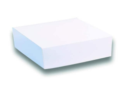 BOITE PATISSIERE BLANCHE 20/5 (50)
