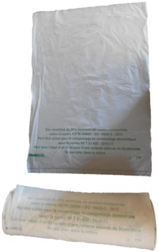 SAC ROULEAU BIO 300X450MM 500 SACS