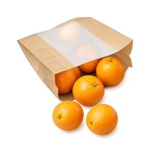 SAC PAPIER ALIMENTAIRE KRAFT ALIOS® FENÊTRE POUR 2KG FRUIT (500)