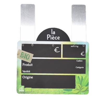 ARDOISE BIO FRAIS 15X11CM +PATTES